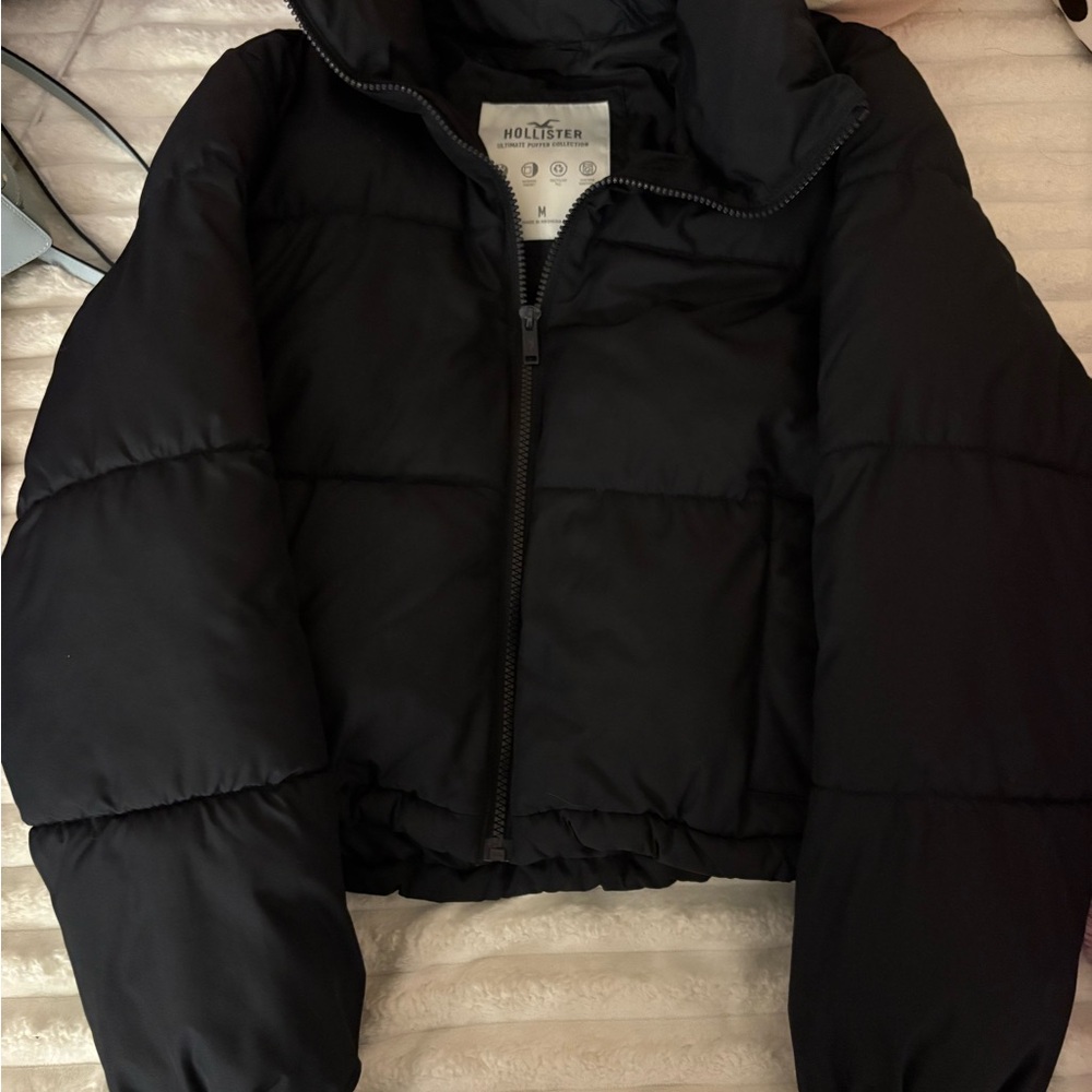 Hollister Black Puffer Jacket